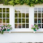 3 windows in a cottage