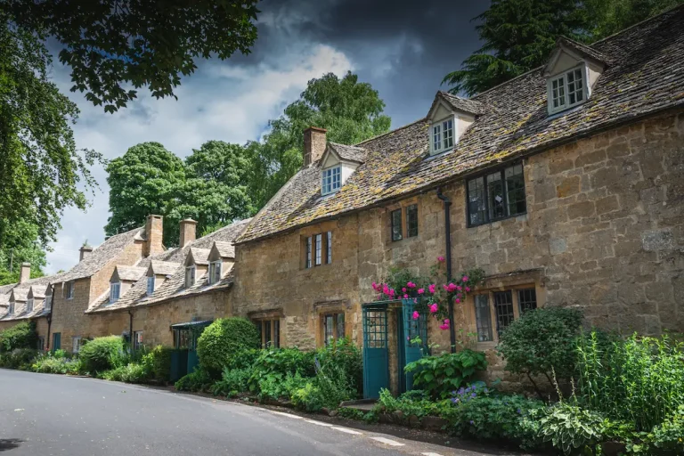 conservation area street with cottages